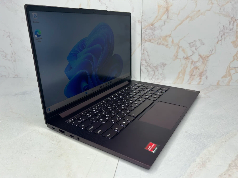 Ноутбук Lenovo Yoga Slim 7 14ARE05. AMD Ryzen 7 4800U/RAM 16Gb/SSD 1024Gb/AMD Radeon/14.0"/1920*1080/IPS/Windows 11/BackLight: LED, Цвет: Фиолетовый