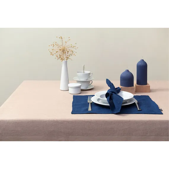 Свеча декоративная синего цвета Edge 16,5 см