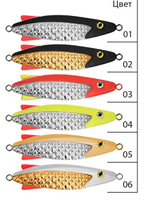 Блесна зимняя ТОБИК 6,0g, цвет 03, 2 шт