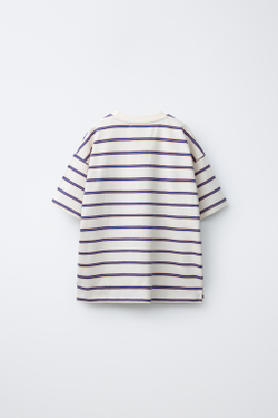 ZARA X PUKAS ФУТБОЛКА В ПОЛОСКУ PUKAS SURF, РАЗНОЦВЕТНЫЙ