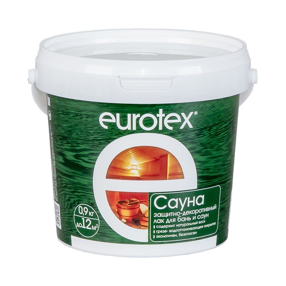 ЛАК Д/САУН EUROTEX САУНА 0,9КГ