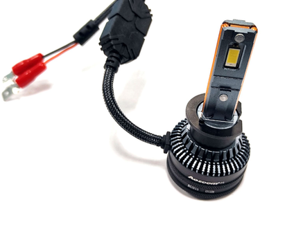 Cветодиодные лампы H1 Aozoom P9 с вентилятором 12V, 52W, 5500K, чип Korea WT52 (комплект, 2шт)