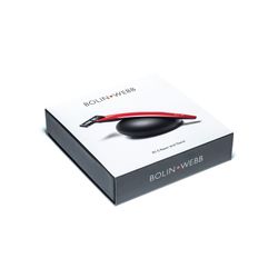 Подарочный набор Bolin Webb R1, бритва R1-S красная, подставка R1 черная (BW GIFTBOX STAND R1 RED)
