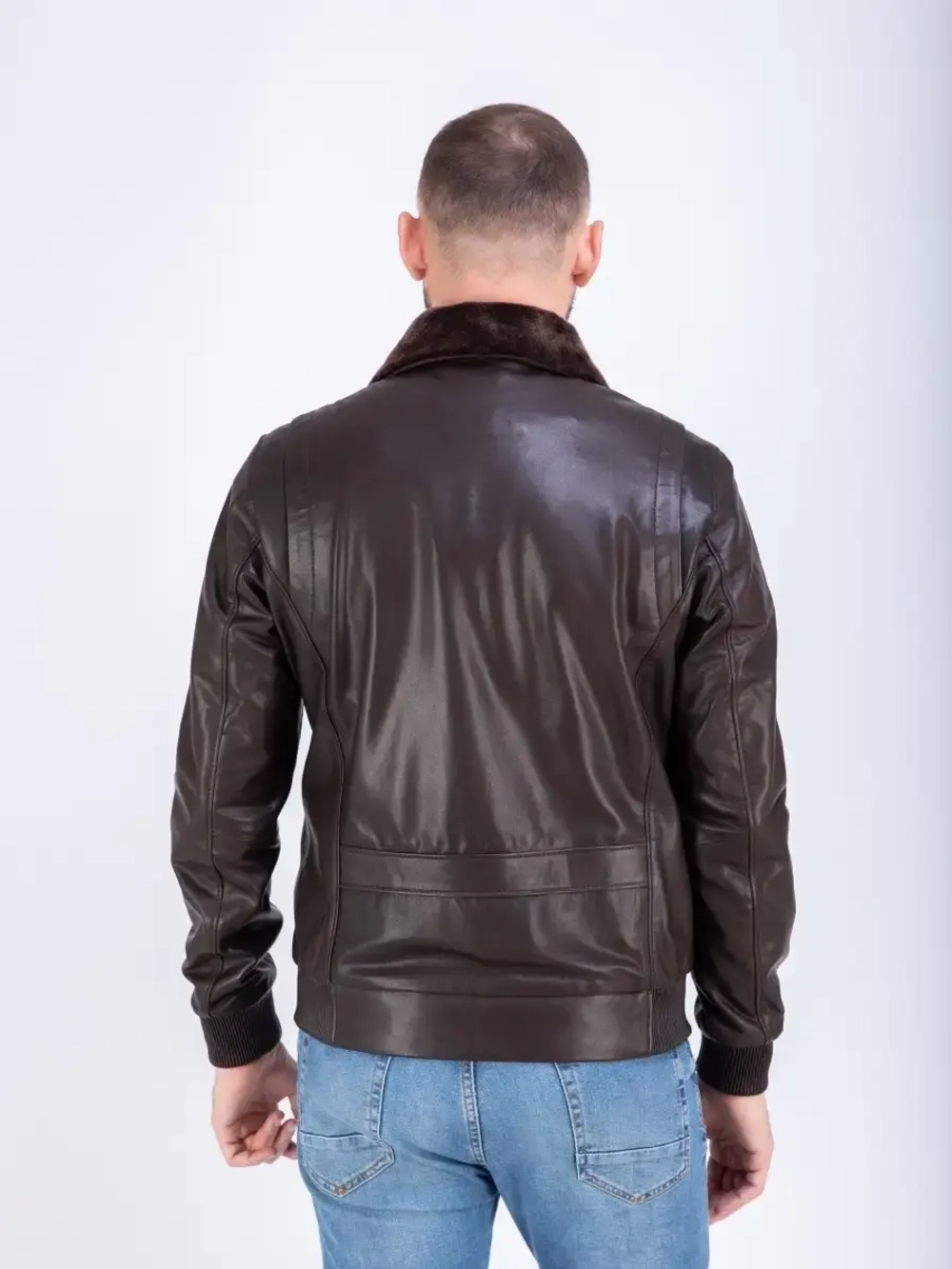 Куртка кожаная из натуральной кожи