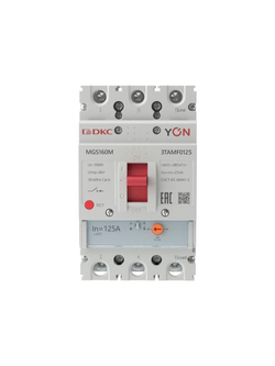 Выключатель автоматический MGS160 3P 100-125A 25kA YON MGS160M-3TAMF0125