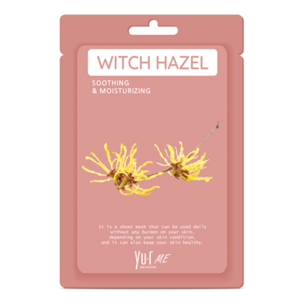 Маска тканевая с экстрактом гамамелиса YU.R ME Witch hazel sheet mask, 25 г