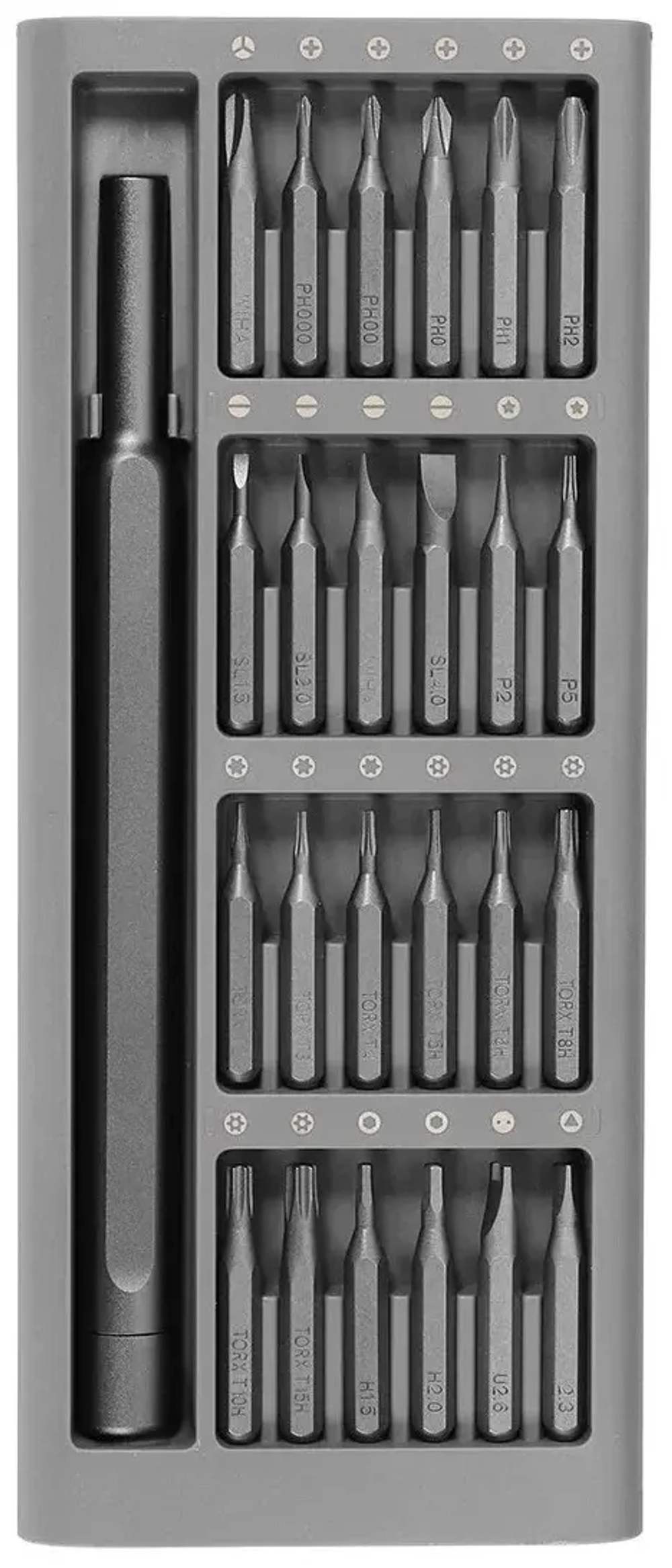 Для точных работ Xiaomi Mijia Precision screwdriver set DZN4020CN, 25 предм.
