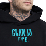 Худи Clan 13 Wave_Road, черный