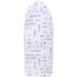 Чехол для гладильной доски, Clothes, п/э, подклад поролон, на шнурке, 130*50 см