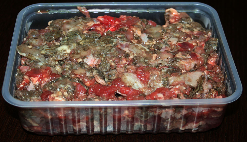 Микс говяжий для собак (50% мясо — 50% рубец)