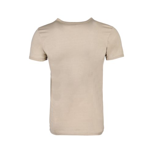 Мужская футболка бежевая с круглым воротом. Набор 2 штуки QianBA QB52469