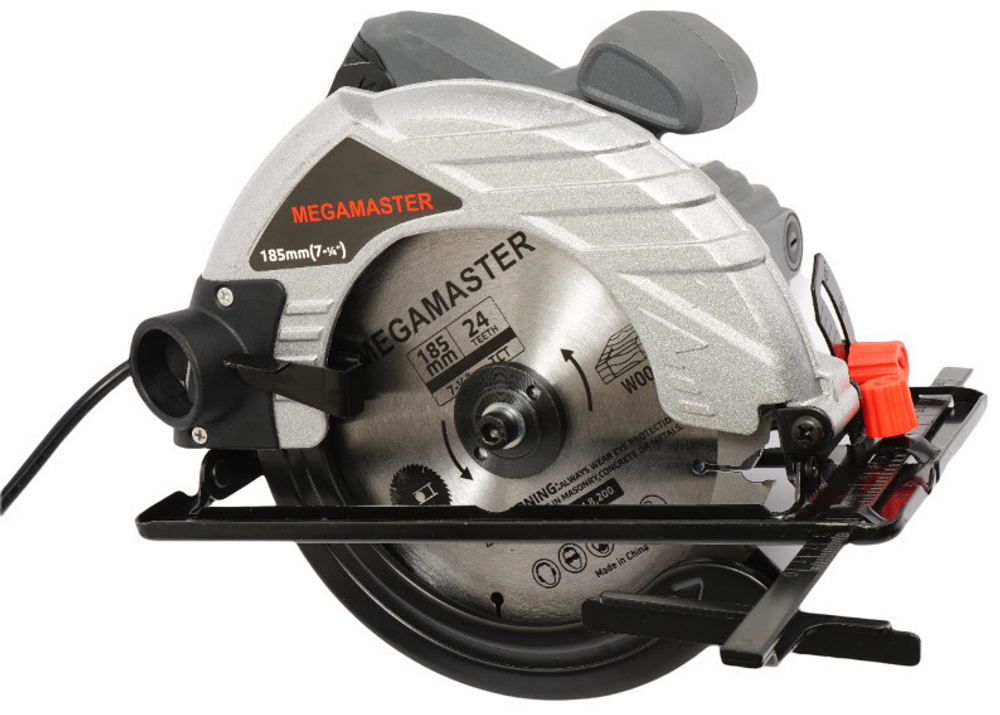 Пила циркулярная Megamaster PTCS1400, 1400Вт, 185мм