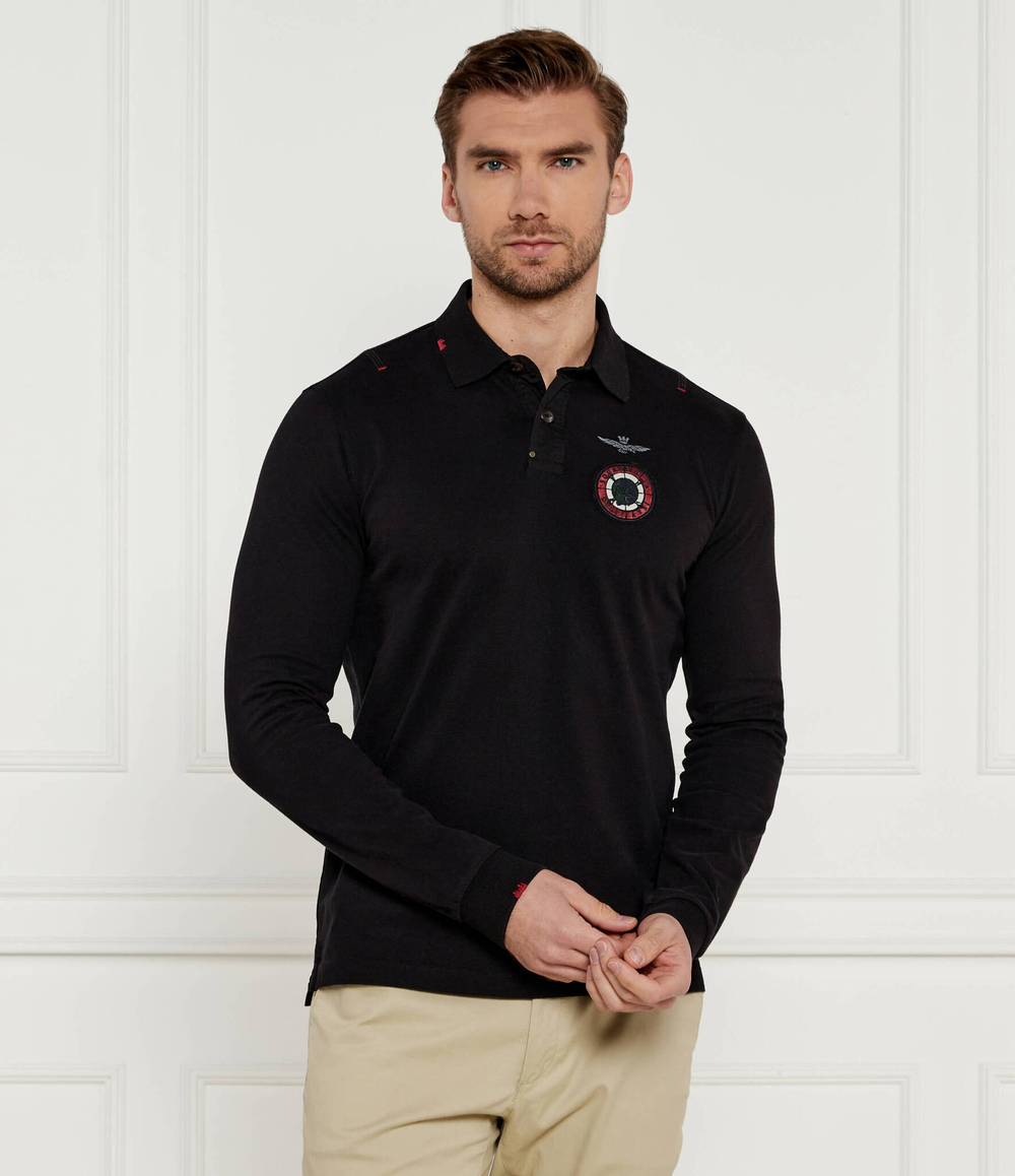 Поло Aeronautica Militare - черный(PO1810J564)