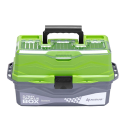 Ящик для снастей Tackle Box трехполочный зеленый (N-TB-3-G) NISUS