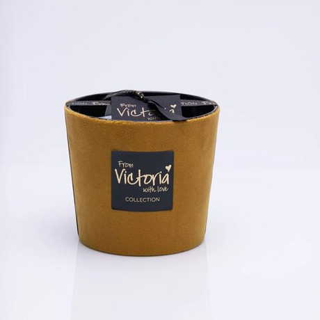 nan Свеча ароматическая Velvet ochre Victoria with Love Красный