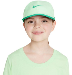 Теннисная кепка Nike Dri-Fit Club Kids' Unstructured Featherlight Cap - зеленый