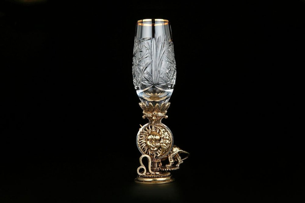 Набор фужеров для водки "Лев"