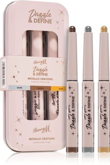 Barry M Dazzle & Define - металлический карандаш для глаз 3 х 1,4 г (удобная упаковка) /   / GTIN 5019301053429