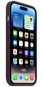 Чехол силиконовый для IPhone 14 Pro with MagSafe Elderberry