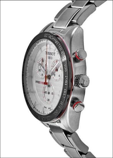 Мужские швейцарские часы с секундомером Tissot T100.417.11.031.00 на браслете