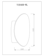 Накладной светильник Moderli Parma V10469-WL