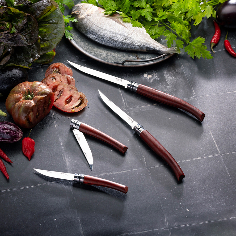 Нож филейный Opinel №15 нерж. сталь рукоять бубинга