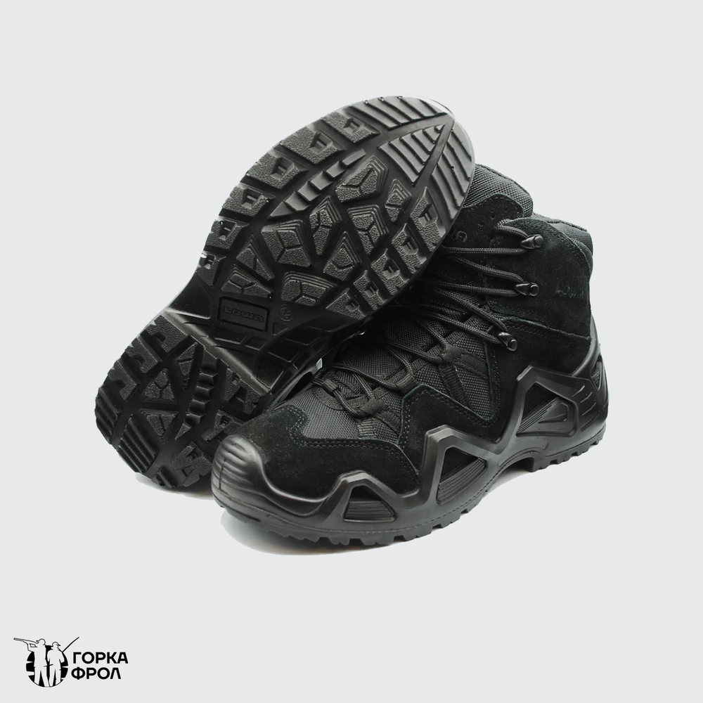 Ботинки Lowa Zephyr Mid черный, треккинговые (лето/демисезон)