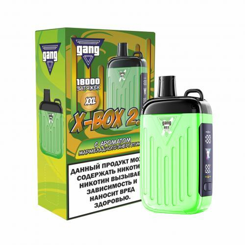 Одноразовая электронная сигарета Gang Xbox 2.0 18000 - Мармеладный Энергетик (18000 затяжек)