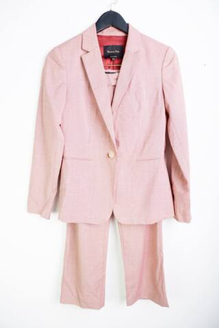 Костюм Massimo Dutti стильный из шерсти, маркировка 36, визуально на 42 размер