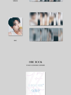 Альбом SEVENTEEN - 17 IS RIGHT HERE SEVENTEEN The Best Album DEAR Version