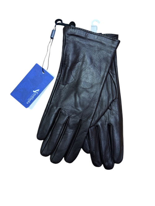 Перчатки.Женские.Кожаные.Люкс качества. Подклад: на шелке. Kasablanka.5 шт в упаковке.