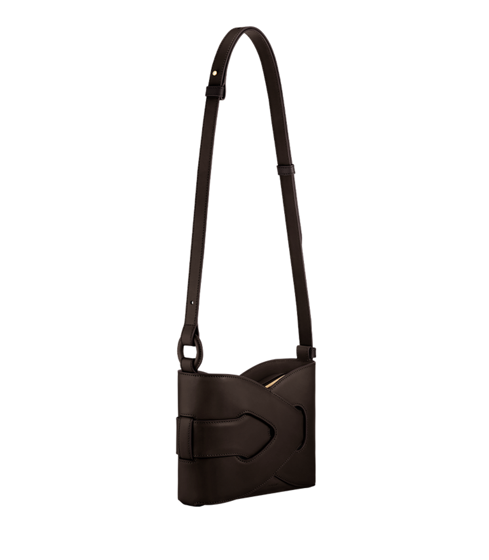 Сумка Polene NODDE EDITION SMOOTH EBONY