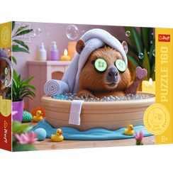 Puzzles - "160" - Capybara in SPA / Trefl