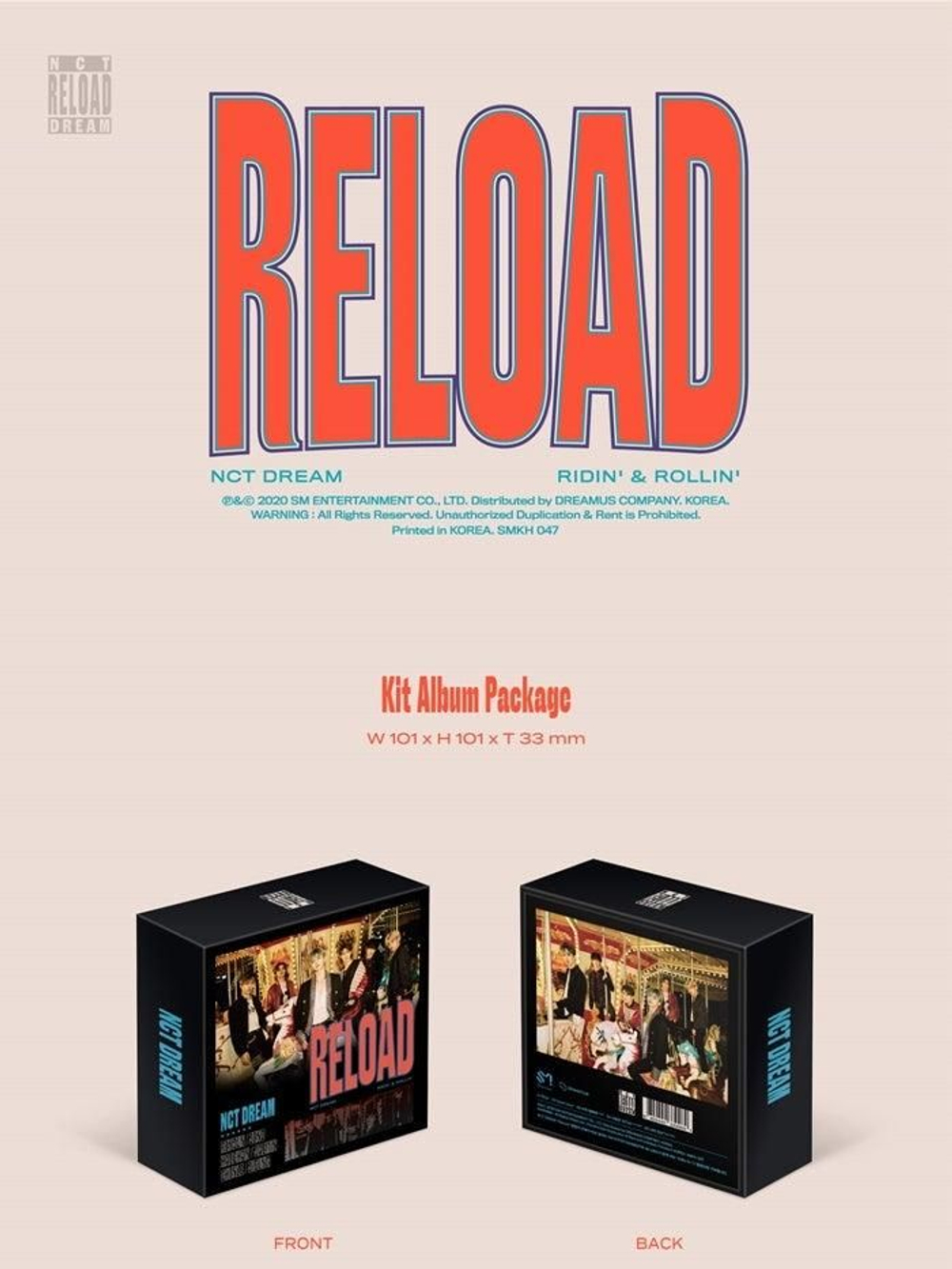 Альбом NCT Dream - Reload New Album KIHNO KIT