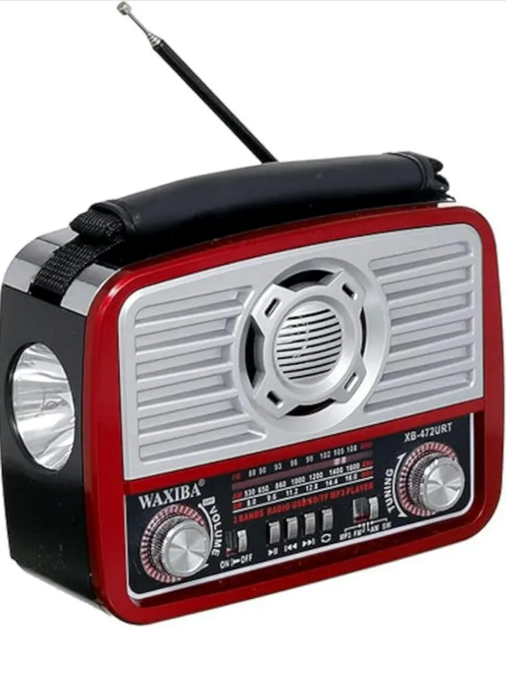 Радиоприемник с MP3 плеером Bluetooth +фонарь XB-472BT