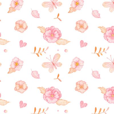 Розовые цветы