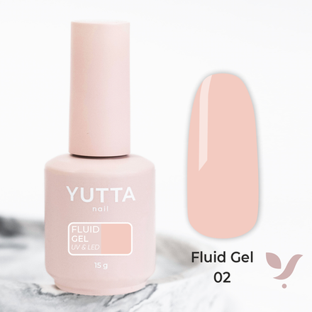 Yutta, Жидкий полигель Fluid Gel 02, 15g
