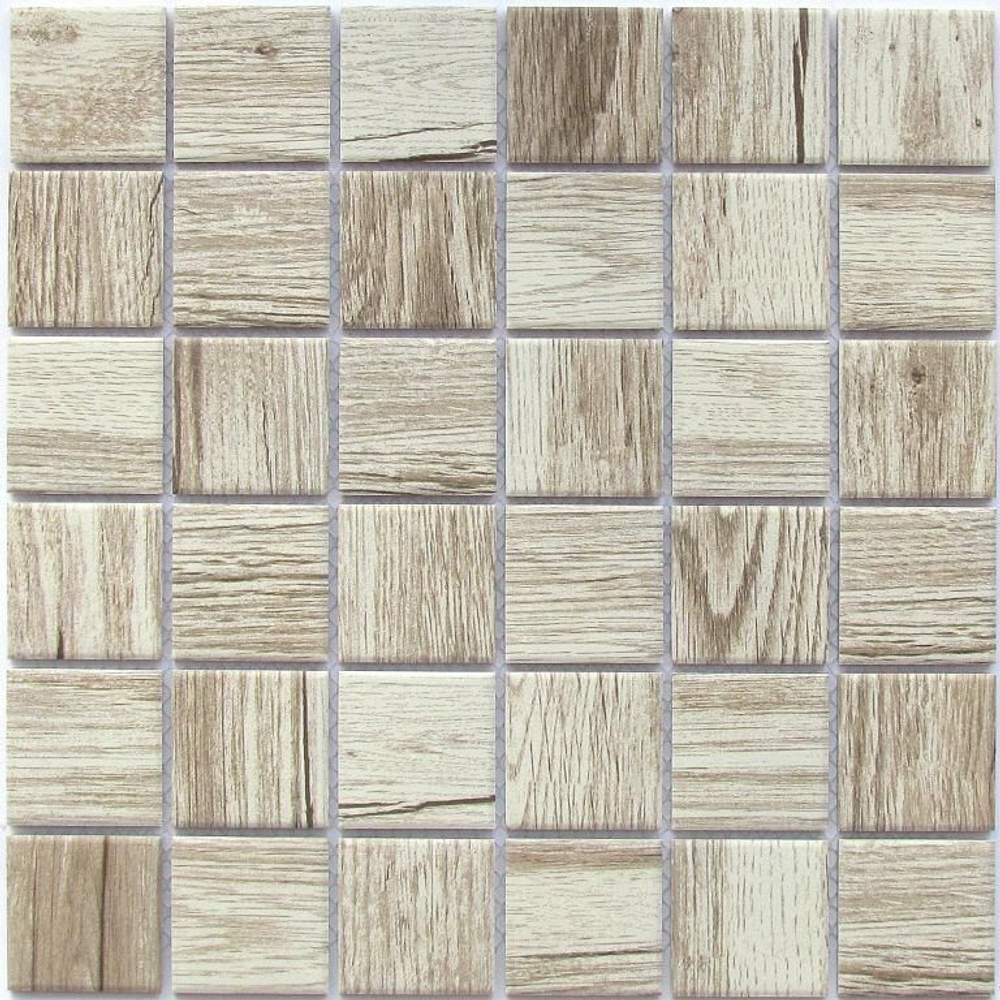 Мозаика из керамогранита Wooden Light/Древесное сияние (48х48) 306х306х6 мм (шт)