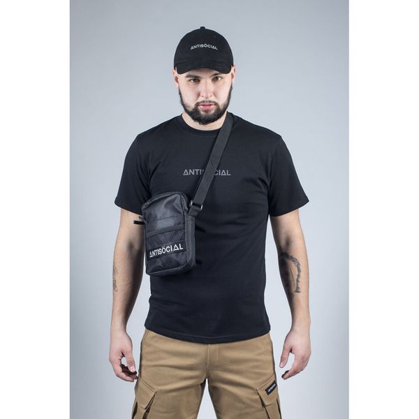 Сумка Messenger Черно-белая - фото 2