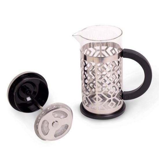 Френч-пресс 350 мл. Kamille KM 0774S нержавеющая сталь, стекло, бакелит