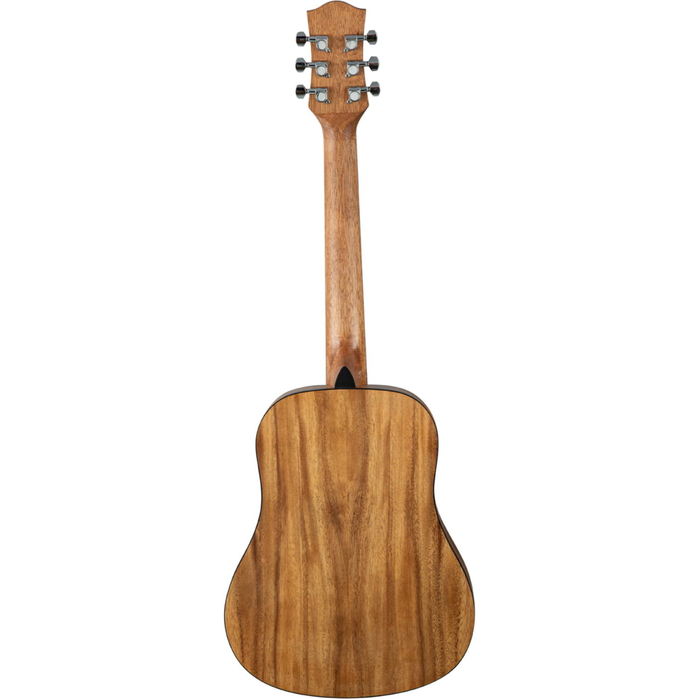 FLIGHT TR-1000 TEAK - тревел гитара, верхняя дека - тик, корпус - тик, цвет натуральный.