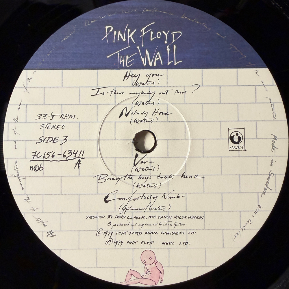 Виниловая пластинка Pink Floyd - The Wall 2LP (1979г. Sweden)