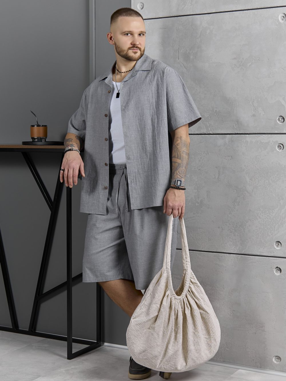 Костюм мужской Аристократ-2 Виотекс СЕРЫЙ МЕЛАНЖ