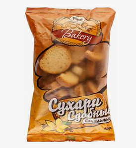 Сухари Fine Bakery сдобные ванильные 200 г