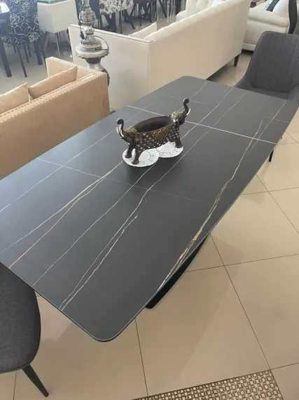 Стол Laurel 180х90 см черная керамика