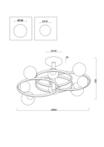 Люстра Freya FR5238CL-08B