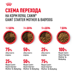 Сухой корм Royal Canin Giant Starter для щенков очень крупных размеров до 2 месяцев, беременных и кормящих сук 15кг