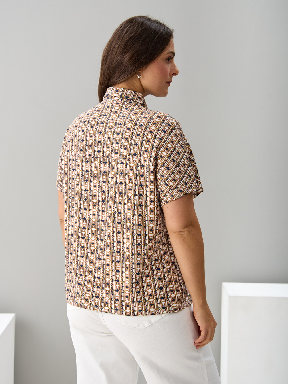 Блузка БЛв-182/ромбики