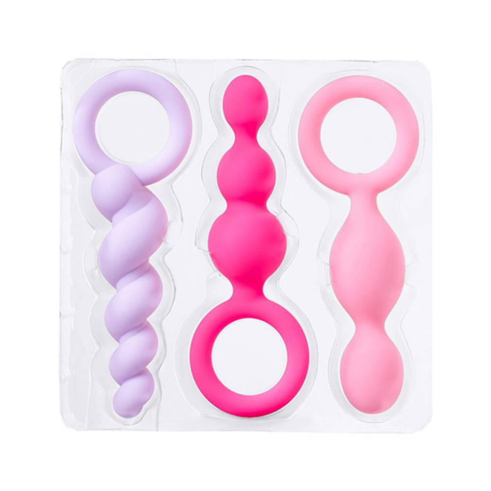 Набор анальных цепочек 13,5см и 14см Satisfyer Booty Call