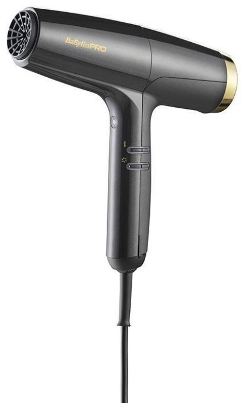 Профессиональный фен BaByliss PRO Falco BAB8550E Grey&Gold